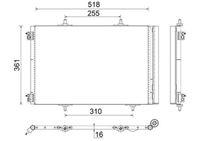 MAHLE AC466000S - Tipo radiador: Tubos refrigerantes paralelo<br>Longitud de red [mm]: 420<br>Ancho de red [mm]: 371<br>Profundidad de red [mm]: 16<br>Ø entrada [mm]: 14<br>Ø salida [mm]: 11,0<br>Artículo complementario / información complementaria 2: con secador<br>Ancho de embalaje [cm]: 10,50<br>Peso neto [g]: 1743<br>h embalaje [cm]: 51,00<br>long. de embalaje [cm]: 76,0<br>