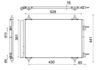 MAHLE AC554000S - Condensador, aire acondicionado - BEHR