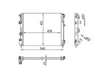 MAHLE CR36000S - Radiador, refrigeración del motor - BEHR