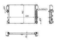 MAHLE CR38000S - Radiador, refrigeración del motor - BEHR