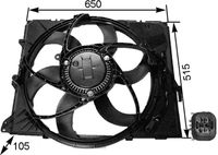 MAHLE CFF264000S - Ventilador, refrigeración del motor - BEHR