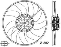 MAHLE CFF312000S - Ventilador, refrigeración del motor - BEHR