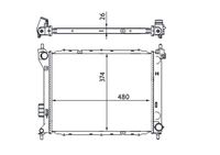 MAHLE CR1695000S - Diámetro de salida 1 [mm]: 35<br>Calidad: Premium<br>Diámetro de entrada 1 [mm]: 35<br>Tipo radiador: Aletas refrigeración soldadas<br>Técnica conexión: Conexi�n r�pida<br>Restricción de fabricante: HALLA<br>Profundidad de red [mm]: 26<br>Longitud de red [mm]: 480<br>Ancho de red [mm]: 380<br>Material: Aluminio<br>Material: Plástico<br>