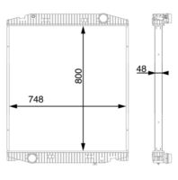 MAHLE CR113000S - Radiador, refrigeración del motor - BEHR