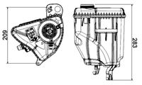 MAHLE CRT3000S - Depósito compensación, refrigerante - BEHR