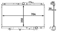 MAHLE CR202000S - Radiador, refrigeración del motor - BEHR