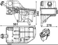 MAHLE CRT33000S - Depósito compensación, refrigerante - BEHR