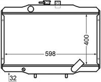 MAHLE CR141000S - Radiador, refrigeración del motor - BEHR