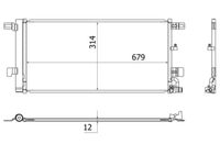 MAHLE AC961000S - Condensador, aire acondicionado - BEHR