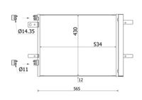 MAHLE AC965000S - Condensador, aire acondicionado - BEHR