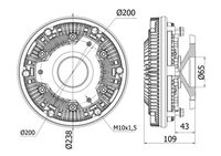 MAHLE CFC21000S - Embrague, ventilador del radiador - BEHR