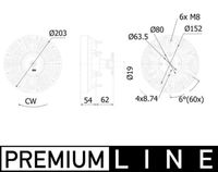 MAHLE CFC246000P - Embrague, ventilador del radiador - BEHR *** PREMIUM LINE ***