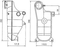 MAHLE CRT119000S - Depósito compensación, refrigerante - BEHR