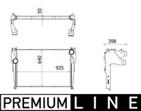 MAHLE CI227000P - Radiador de aire de admisión - BEHR *** PREMIUM LINE ***