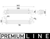 MAHLE CI614000P - Radiador de aire de admisión - BEHR *** PREMIUM LINE ***