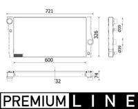 MAHLE CR955000P - Radiador, refrigeración del motor - BEHR *** PREMIUM LINE ***