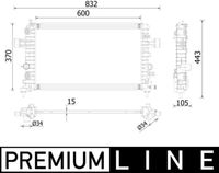 MAHLE CR2224000P - Radiador, refrigeración del motor - BEHR *** PREMIUM LINE ***