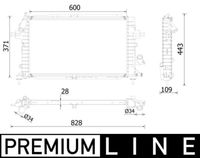 MAHLE CR2228000P - Radiador, refrigeración del motor - BEHR *** PREMIUM LINE ***