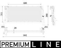 MAHLE CR2311000P - Radiador, refrigeración del motor - BEHR *** PREMIUM LINE ***