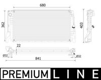 MAHLE CR2316000P - Radiador, refrigeración del motor - BEHR *** PREMIUM LINE ***