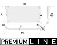 MAHLE CR2318000P - Radiador, refrigeración del motor - BEHR *** PREMIUM LINE ***