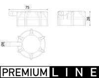 MAHLE CRB145000P - Tapón, depósito de refrigerante - BEHR *** PREMIUM LINE ***