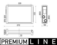 MAHLE AH37000P - Radiador de calefacción - BEHR *** PREMIUM LINE ***