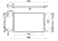 MAHLE CR2179000S - Radiador, refrigeración del motor - BEHR