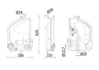 MAHLE CRT6000S - Depósito compensación, refrigerante - BEHR