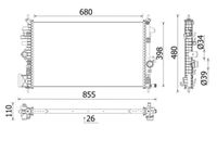 MAHLE CR2265000P - Radiador, refrigeración del motor - BEHR *** PREMIUM LINE ***