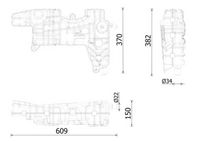 MAHLE CRT250000S - Longitud [mm]: 619<br>Ancho [mm]: 381<br>Espesor [mm]: 146<br>Cantidad de llenado [l]: 8<br>Material: PA (poliamida)<br>Peso [kg]: 2,052<br>Artículo complementario/Información complementaria: con tapas<br>