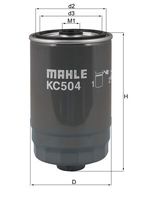 MAHLE KC504 - Filtro combustible