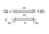 MAHLE CI617000P - Radiador de aire de admisión - BEHR *** PREMIUM LINE ***