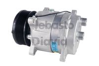 WEBASTO 62085015121B - Restricción de fabricante: SANDEN<br>Agente frigorífico: R 134 a<br>ID culata (compresor): MG<br>Capacidad aceite [ml]: 190<br>Rosca, entrada: 1 3/8"-18 SAE-2A<br>Rosca, salida: 1 3/8"-18 SAE-2A<br>Técnica conexión: H-R<br>Número de canales: 5<br>poleas - Ø [mm]: 123<br>ID compresor: 7H15<br>Tensión [V]: 12<br>Tipo de sujeción: sujeción con orejas<br>