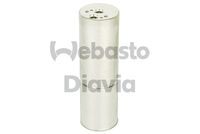 WEBASTO 82D0175143A - Altura [mm]: 176<br>Diámetro [mm]: 75<br>Rosca, entrada: 3/8" O-Ring Hembra<br>Rosca, salida: 3/8" O-Ring Hembra<br>