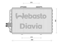 WEBASTO 82D0225062B - Condensador, aire acondicionado