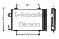 WEBASTO 82D0225250A - Condensador, aire acondicionado