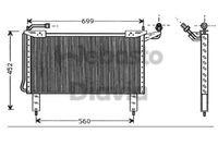 WEBASTO 82D0225298A - Condensador, aire acondicionado