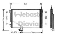 WEBASTO 82D0225329A - Condensador, aire acondicionado