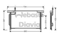 WEBASTO 82D0225440A - Condensador, aire acondicionado