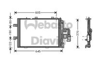 WEBASTO 82D0225495A - Longitud de red [mm]: 631<br>Ancho de red [mm]: 386<br>Profundidad de red [mm]: 16<br>