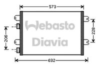 WEBASTO 82D0225510A - Condensador, aire acondicionado