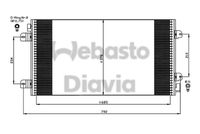 WEBASTO 82D0225534A - año construcción hasta: 06/2010<br>Malla radiador: 730x374x16 mm<br>