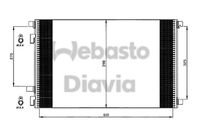 WEBASTO 82D0225541A - Condensador, aire acondicionado