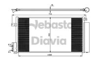 WEBASTO 82D0225551A - Condensador, aire acondicionado