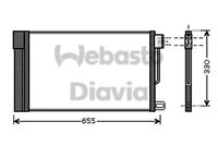 WEBASTO 82D0225552A - Condensador, aire acondicionado