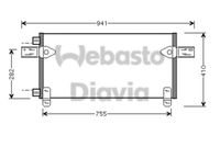 WEBASTO 82D0225575A - Condensador, aire acondicionado