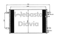 WEBASTO 82D0225591A - Condensador, aire acondicionado