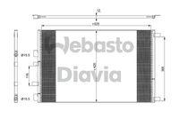 WEBASTO 82D0226266MA - Condensador, aire acondicionado