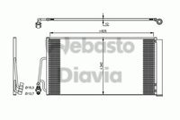 WEBASTO 82D0225612A - Condensador, aire acondicionado